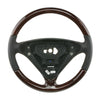 05-11 Mercedes-Benz SLK280 SLK300 SLK350 SLK55 Wood & Leather Steering Wheel # 171-460-02-03-9E37