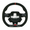 15-23 Lamborghini Huracan STO Black Suede Red Top Steering Wheel # 4T0-419-091-CX