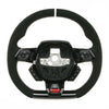 15-23 Lamborghini Huracan STO Black Suede Gray Top Steering Wheel # 4T0-419-091-B